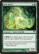 4x Yew Spirit MTG Avacyn Restored NM Magic Regular