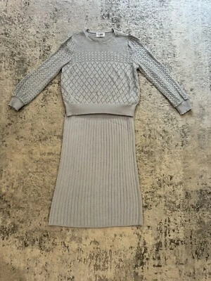 Conjunto de suéter y falda vintage años 80 Laura by Alyzia para mujer talla 16 Foto 1 de 4