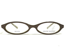 Anne Klein Petite Eyeglasses Frames AK8062 168 Brown Beige Round 49-16-135
