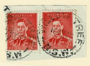 NSW - AUSTRALIA CIRCULAR POSTMARK - WILLOW TREE - NSW 336 - Picture 1 of 1