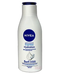 NIVEA Body Cream EXPRESS HYDRATION Moisturizer Lotion Crema Corporal 3.4oz-1Pack - Picture 1 of 1