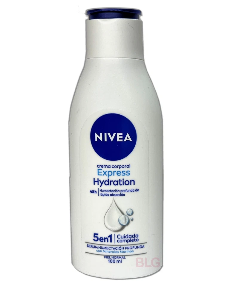 NIVEA Body Cream EXPRESS HYDRATION Moisturizer Lotion Crema Corporal 3.4oz-1Pack - Image 1 of 1