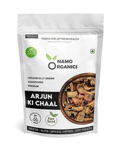 Organic Arjun Ki Chaal - 400 Gram Dried Arjuna Tree Bark Raw - Picture 1 of 4