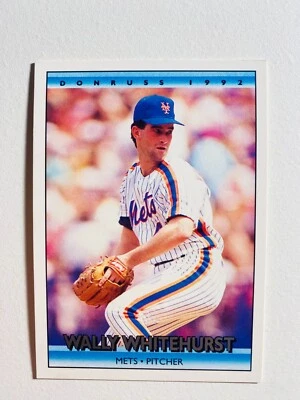 1992 DONRUSS #134 WALLY WHITEHURST NM-MT MLB BASEBALL CARD - Image 1 of 2