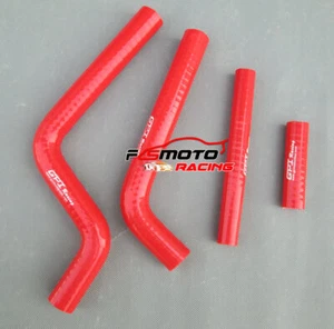 RED Silicone Radiator Hose For 1996-2018 Yamaha YZ125 YZ 125 2-stroke Bike - Picture 1 of 10