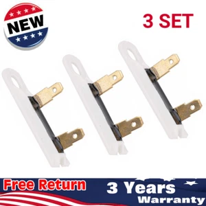 3392519 Dryer Thermal Fuse (3 Pack) Replacement for Whirlpool WP3392519 - Picture 1 of 9