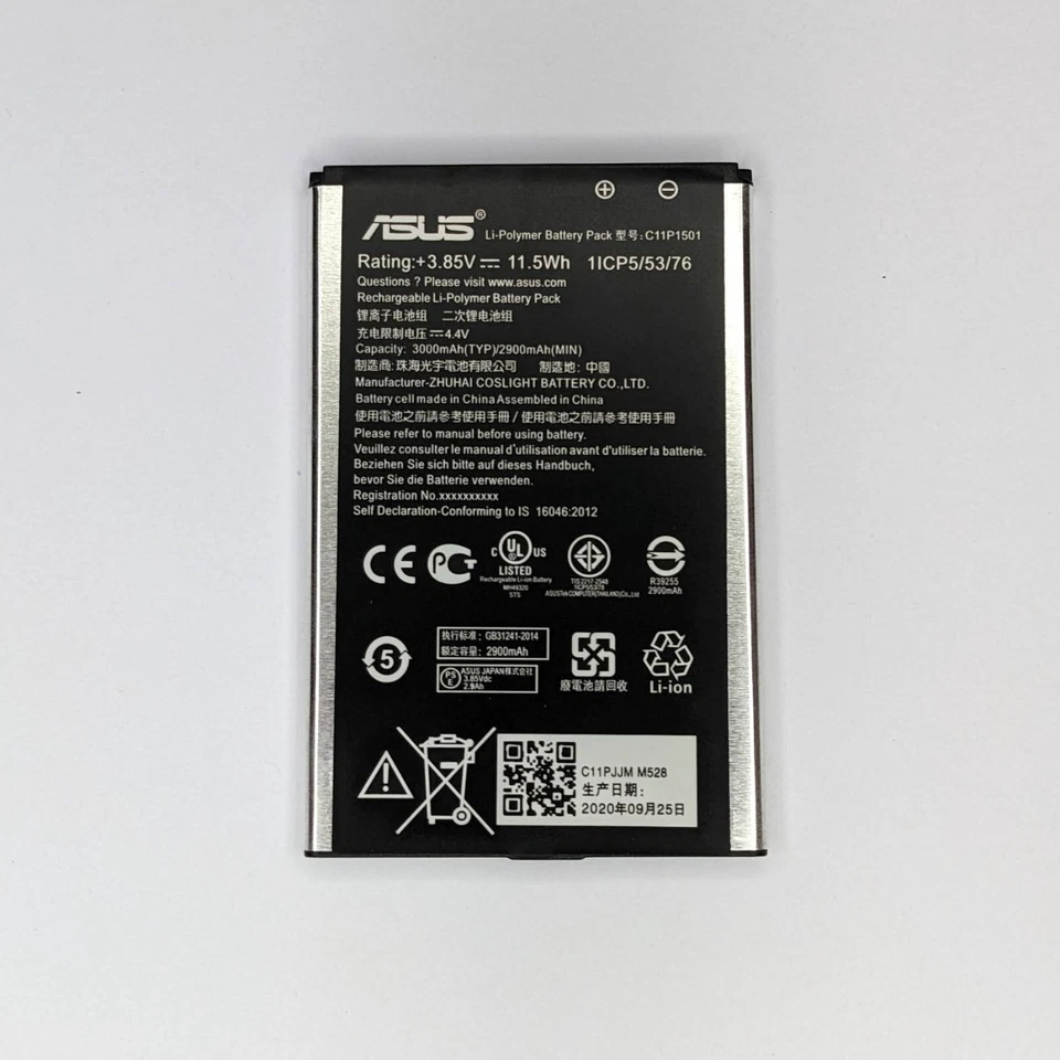 GENUINE ASUS ZENFONE 2 LASER 5.5 Battery C11P1501  3000mAh - Local Seller - Image 1 of 4