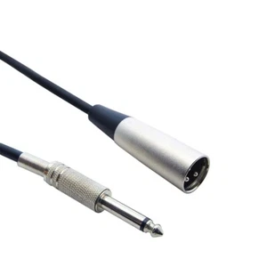 10Ft XLR 3P Male 1/4" Unbalanced Microphone Cable - Picture 1 of 1