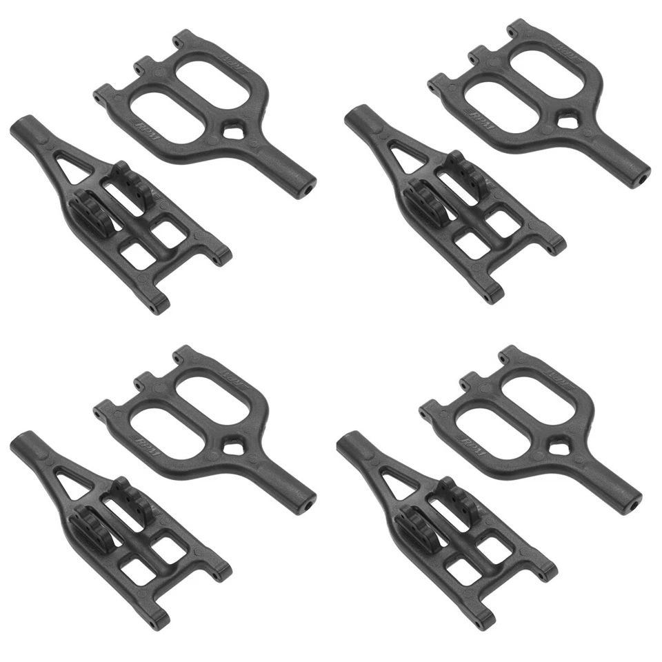 RPM 80462 4-Pack Front A-Arms complete Combo Black T/E-Maxx 2.5R /3.3 - Image 1 of 1