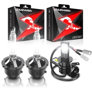 For Lexus IS300 2004-2005 D2S+H3 HID/LED Headlight Low Beam +Fog Light Bulbs Kit - Picture 1 of 16