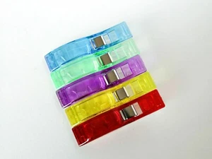 Large Sewing Clips, 5, 10 or 20  58mm Long and 12mm Wide, Quilting Clips - Picture 1 of 1