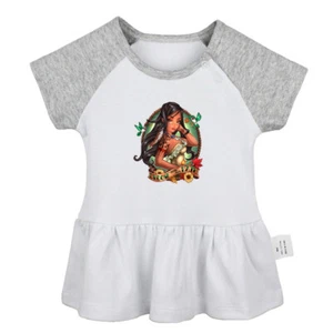 Princess Pocahontas Choose Your Own Path Baby Girl Dresses Infant Cotton Clothes - Picture 1 of 15