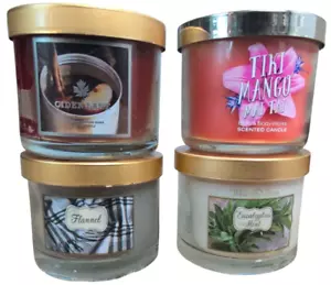 Lot of 4 Bath & Body Works Collectible Small 1 Wick Candles 1.3 oz Mini Mai Tai - Picture 1 of 3