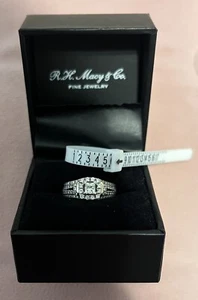 Beautiful 14K Rose Gold Diamond Wedding Set–Size 5.5 (Soldered One-Piece Design - Picture 1 of 8