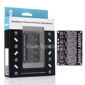 OMRON 4 Channel 5V Relay Module Opto-couple For Arduino UNO Mega R3 AVR ARM - Picture 1 of 2