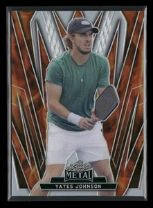 Hoja de metal Pickleball Yates Johnson #8/30 Fire Prismatic SP 2024 - Imagen 1 de 2