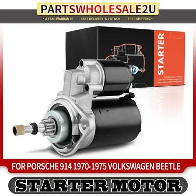 Starter Motor for Volkswagen Beetle Combi Fastback Porsche 914 1.1kW 12 V CCW 9T - Image 1 of 4