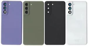 Vidrio trasero Samsung S21FE 5G, repuesto de cubierta de batería SM-G990F con lente de cámara - Imagen 1 de 5