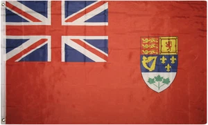 3x5 Old Canada Red Ensign 1957 Super-Poly Flag 3'x5' Banner Grommets 100D FABRIC - Picture 1 of 3