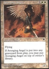1x Avenging Angel Light Play, English Tempest MTG Magic