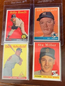 1958 Topps Baseballkarte Singles - Complete Your Set - Pick A Card - Bild 1 von 239