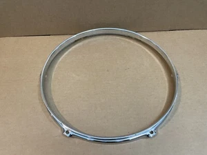 Ludwig WFL 50 60s Vintage 13” Tom Drum Hoop 6 Lug Chrome over Brass COB - Picture 1 of 11