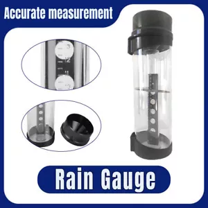 Outdoor Rain Gauge Weather Station Rainfall Measuring Collector for Garden Yard - Picture 1 of 16