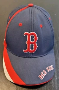 Boston Red Sox Hat MLB Fan Favorite Navy Blue Red Baseball Cap Adjustable Strap - Picture 1 of 6