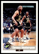 1992-93 Classic Draft Picks Clarence Weatherspoon . Southern Miss Golden Eagles