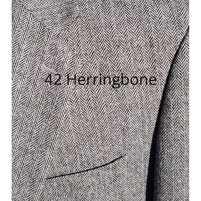 NUEVO 42 Abrigo Deportivo Espiga Lana/Poliéster Chaqueta Negro GRIS OSCURO Preparación Hombres de Negocios Foto 1 de 4