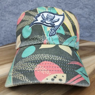 Tampa Bay Buccaneers Sombrero Gorra Correa Trasera Negro Rosa Floral NFL Fútbol Mujer Foto 1 de 4