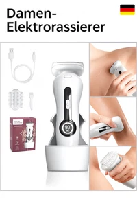Rasierer Damen Elektrisch, Frauen Elektrorasierer mit LED Licht, Ladyshaver Dame - Bild 1 von 1