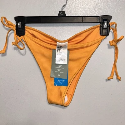 Parte inferior de bikini nueva con etiqueta marca H&M para mujer talla 8 color naranja Foto 1 de 4