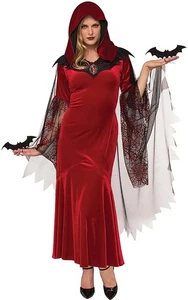 LICENSED BAT MISTRESS ADULT GOTHIC WITCH FANCY DRESS HALLOWEEN COSTUME - Bild 1 von 2