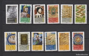 2014 Serie arte Renacimiento Francia Adhesiva sellos usado Yvert AD 1011 AL 1022 - Imagen 1 de 1