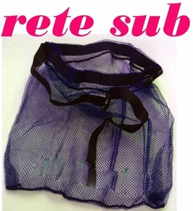 RETINO PORTA PESCI DA CINTA RETE PESCA SUBACQUEA SUB MAGLIA FITTA IDRO - Foto 1 di 1