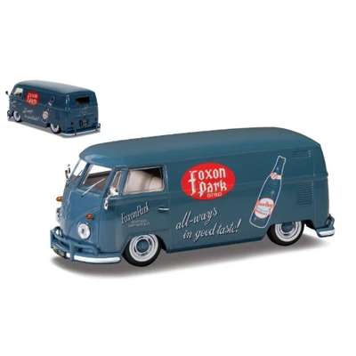 VW TYPE 2 T1 PANEL VAN FOXON PARK 1:43 Vanguards Auto Stradali Modellino Nuovo - Immagine 1 di 3