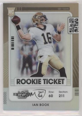 2021 Panini Contenders Optic Rookie Ticket Silver Prizm Ian Book #67 Rookie RC - Image 1 of 2