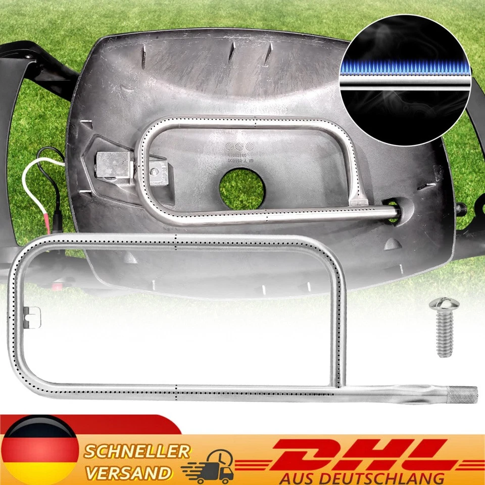 Brenner Ersatzteil für Weber Q200 Q220 Q2000 Q2200 Gasgrill Edelstahl Zubehör DE - Bild 1 von 4