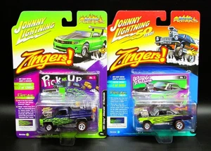 JOHNNY LIGHTNING Street Freaks Zingers, 1981 Chevy Silverado, 1962 Chevy Bel Air - Imagen 1 de 2