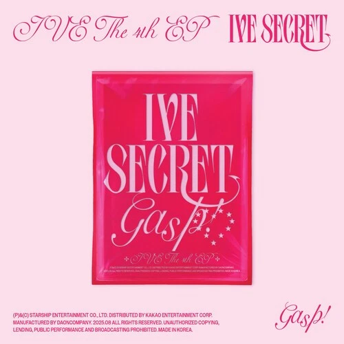 Ive - Ive Secret (Gasp!Ver.) Ive The 4th EP [New CD] Photo Book, Photos, Poster, - Image 1 of 1