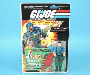 1994 GI JOE DIAL-TONE v4 MOC MOSC 2005 FUNSKOOL INDIA RUSSIAN CARD - Picture 1 of 3