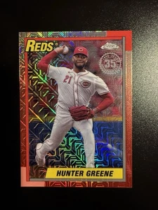 2025 Topps Series 2 Hunter Greene Silver Pack Mojo Refractor #T90C-113 1990 - Picture 1 of 2