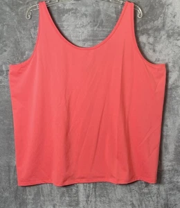Maggie Barnes Women’s Size 2X  Coral  Tunic Tank Top Adjustable Straps - Picture 1 of 7