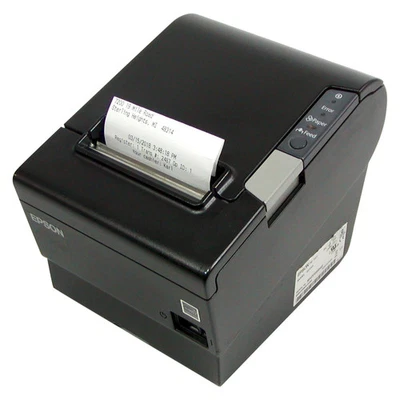 Epson C31CA85656 TM-T88V Thermal Receipt Printer with Power Supply ETHERNET - Image 1 of 2
