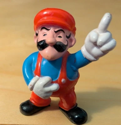 Figura PVC Super Mario Bros Nintendo-Coleco 1981 vintage 2" Foto 1 de 4