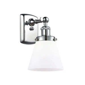 Innovations Ballston SM Cone Sconce, P Chrome, Frost/Sphere - 916-1W-PC-G61 - Picture 1 of 1