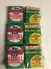 3XJUMBO PACK 1990 Topps MLB Baseball Cards F. Thomas NNOF?Grocery Store Bought!