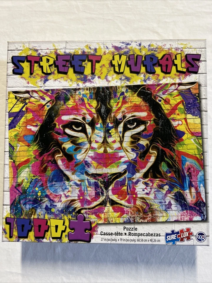STREET MURALS GRAFFITI SURE-LOX TCG 1000 Piece Puzzle Colorful Mural Music