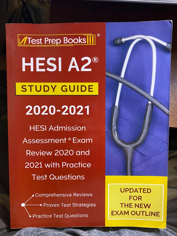HESI A2 Study Guide 20-21 Test Prep BookS HESI Admission Assessment exam Review - Image 1 of 1